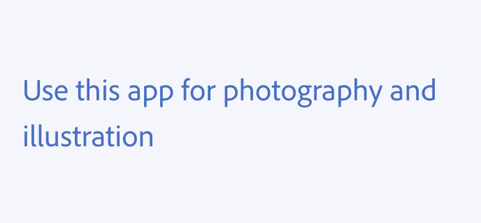 Key example of using a plus sign. Correct usage, using the full word &quot;and.&quot; Use this app for photography and illustration.
