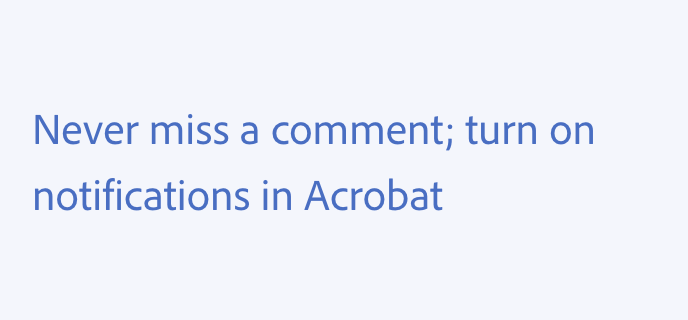 Key example of using semicolons. Incorrect usage, semicolon in a sentence to indicate a related thought. Never miss a comment; turn on notifications in Acrobat.